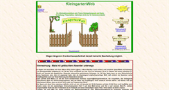 Desktop Screenshot of kleingartenweb.de