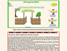 Tablet Screenshot of kleingartenweb.de